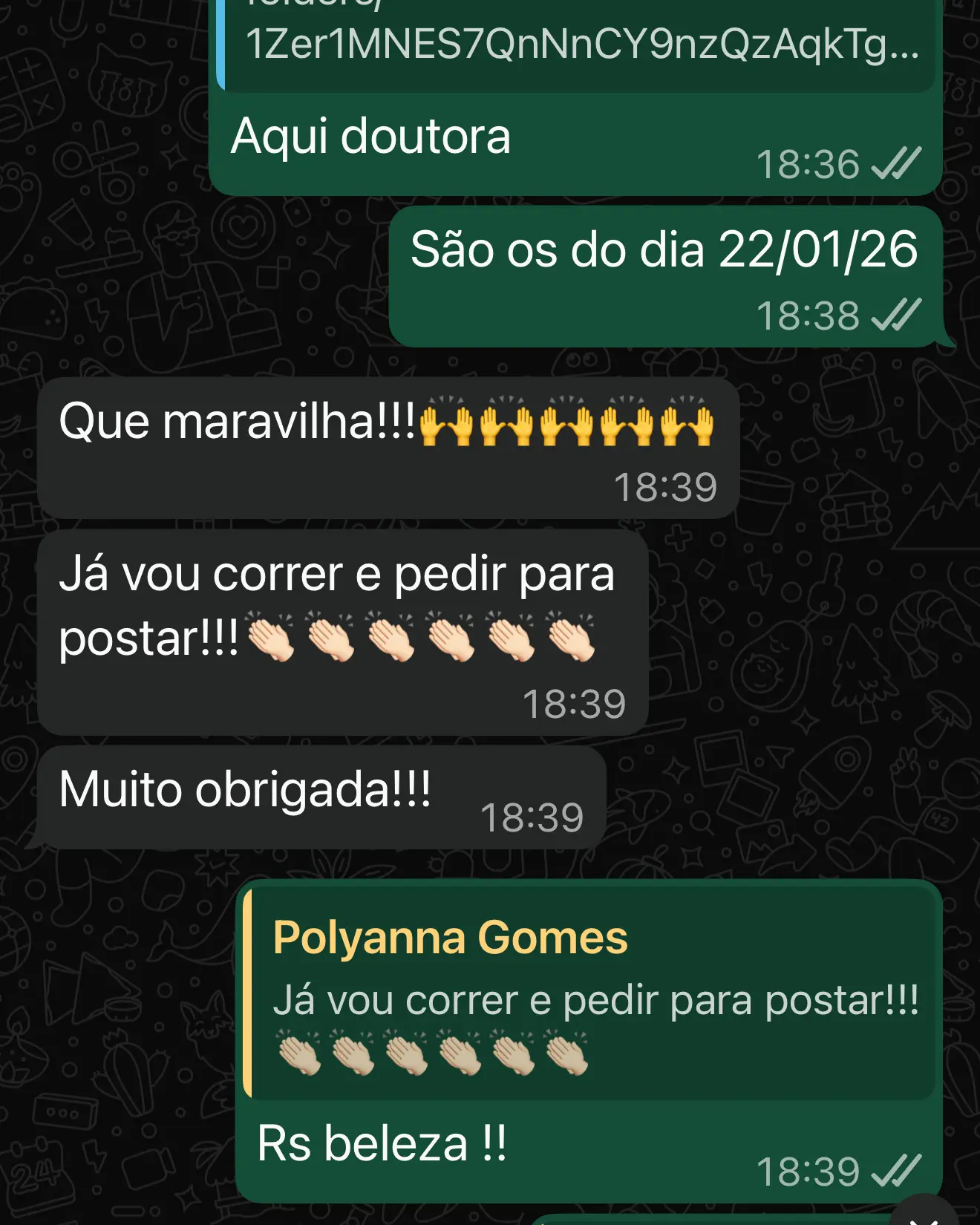 Resultado e feedback de cliente sobre edição de cortes