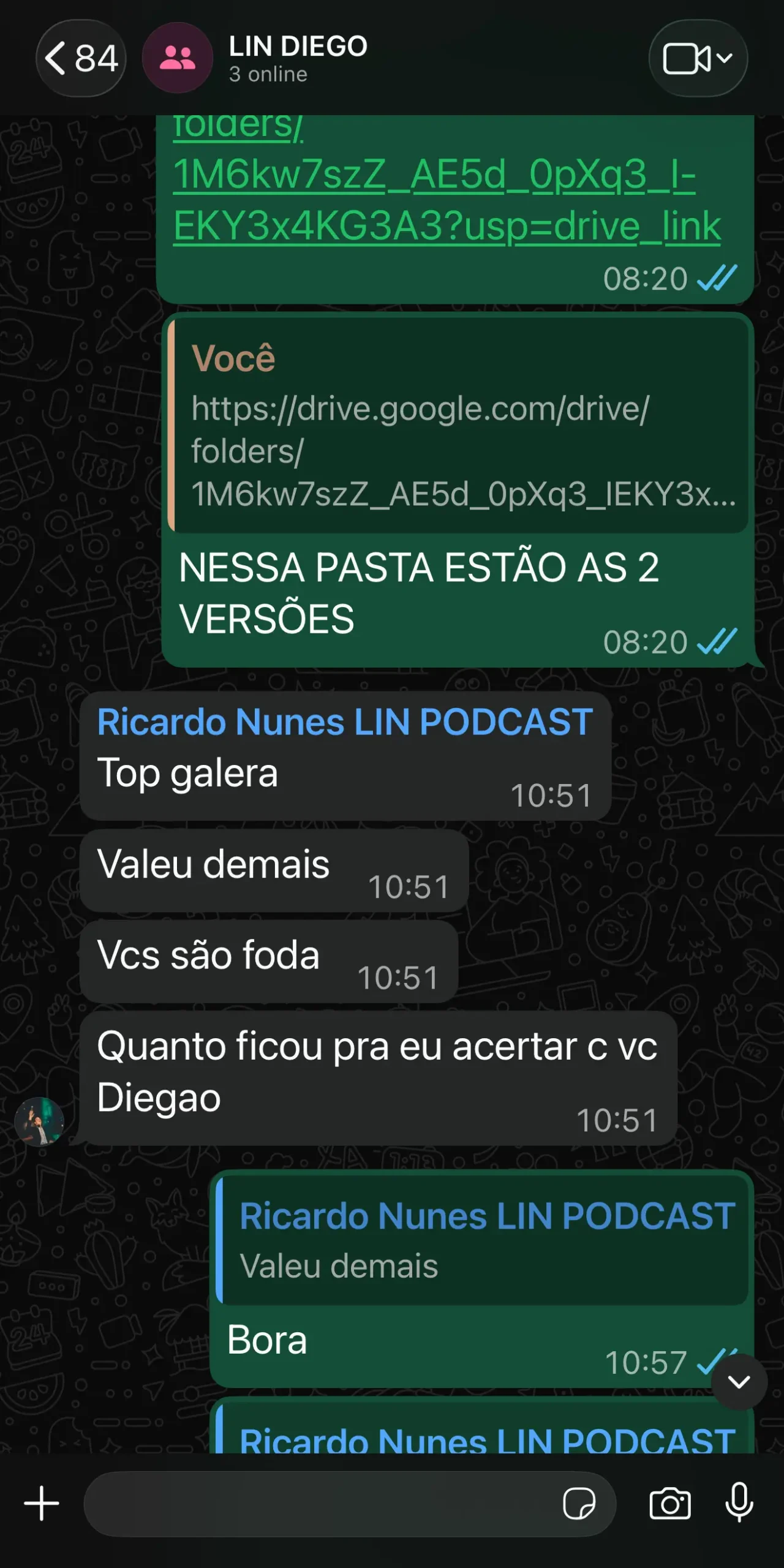 Prova de resultado de vídeo em formato vertical