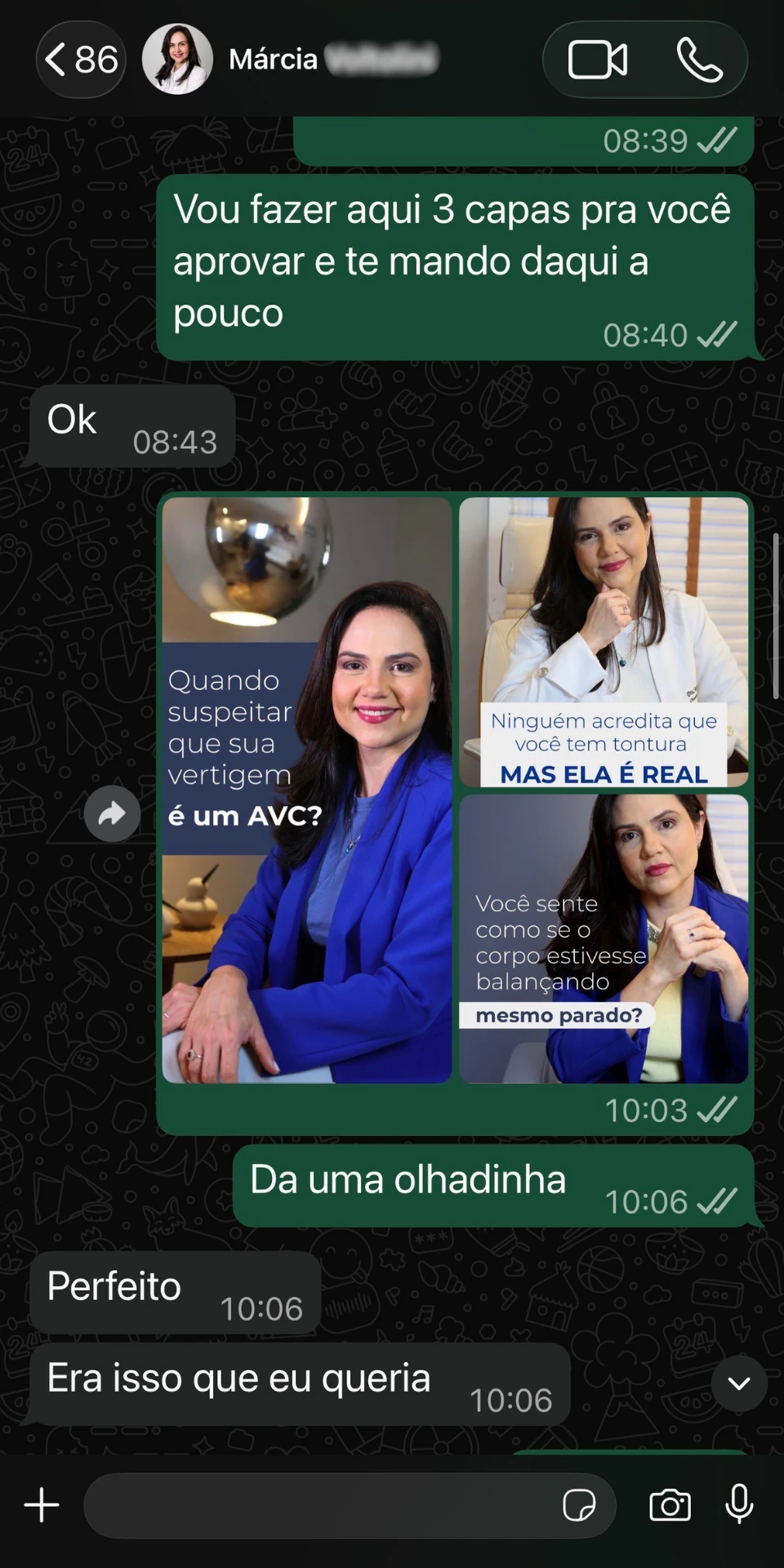 Aprovação de cliente sobre capas personalizadas produzidas